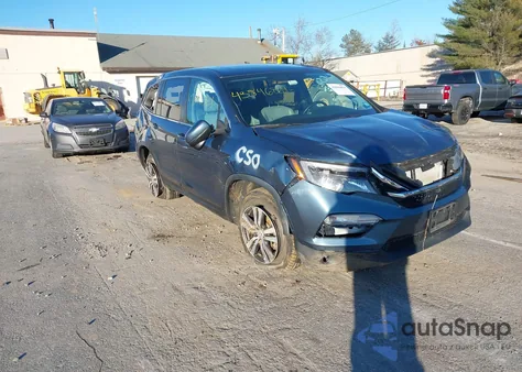 2016 Honda Pilot Ex-L from USA, damaged, VIN 5FNYF6H58GB095715